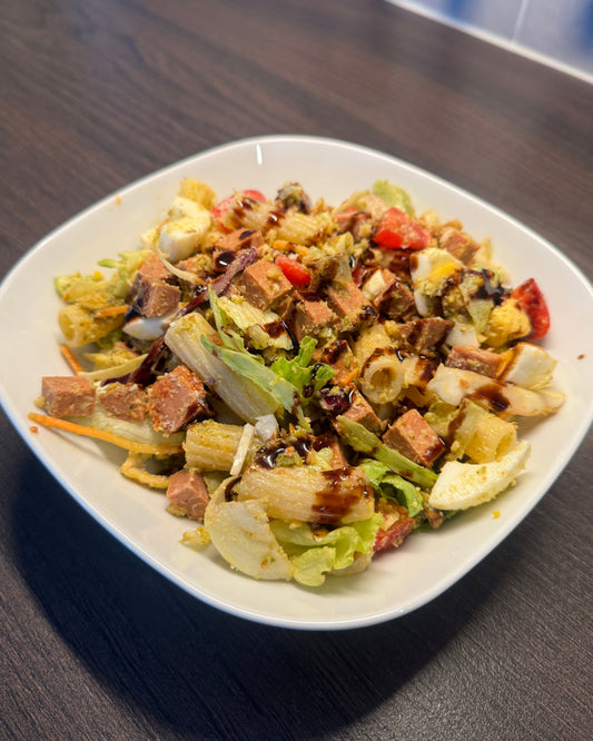 Pastasalat med pølse